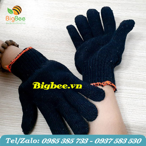 Bigbee sản xuất bao tay len xám đen uy tín, chất lượng