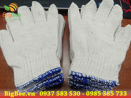 Găng tay len lao động sợi poly