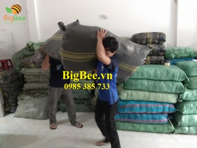 BigBee đi giao hàng bao tay len cho Công ty Phân Bón Hà Lan KCN Tân Kim, Long An