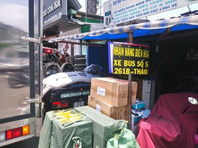 Công Ty Thu Hồng đi gửi màng PE quấn hàng cho khách ở Biên Hòa, Đồng Nai