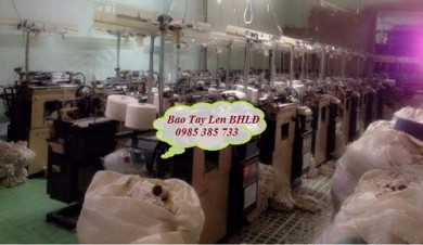 Hình ảnh Xưởng sản xuất găng tay len, bao tay len bảo hộ lao động